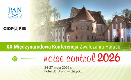 XX Międzynarodowej Konferencji Zwalczania Hałasu Noise Control 2026